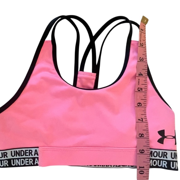 Under Armour Pink and Black Sports Bra - Picture 2 of 4